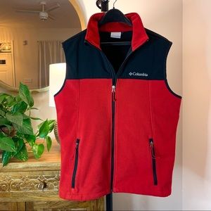 Red & Black Columbia Vest
